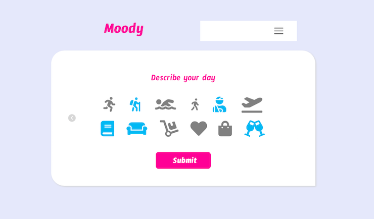Moody.io Activity Tracker